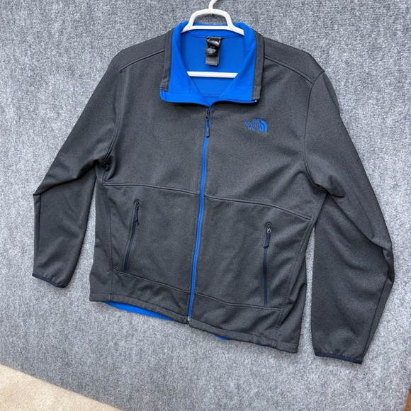 The North Face Canyonwall Full Zip Jacket Coat Mens size XL Gray A4C4 - Picture 5 of 14